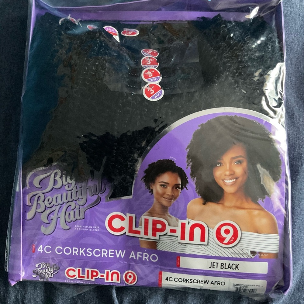 Curly clip ins
